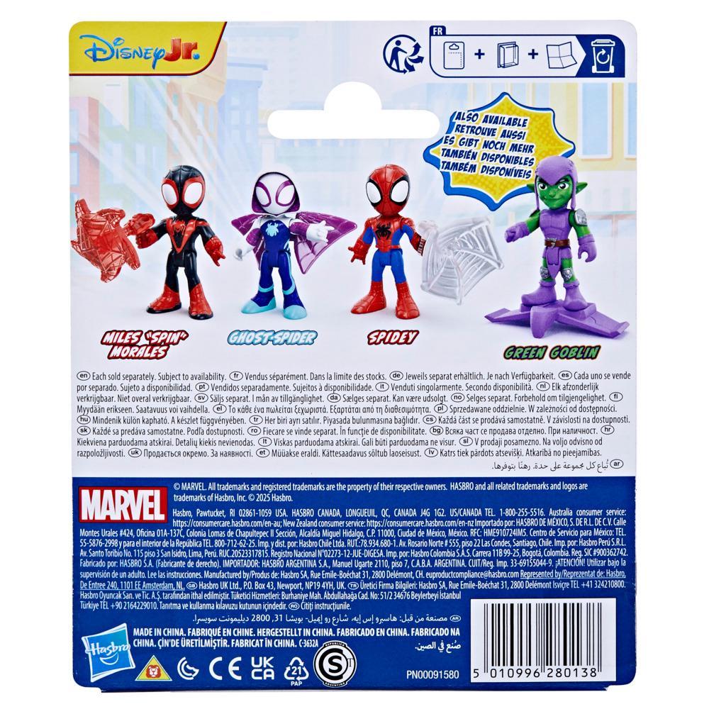 Marvel Spidey and his Amazing Friends Miles Spin Morales Toy with Accessory - Image 3