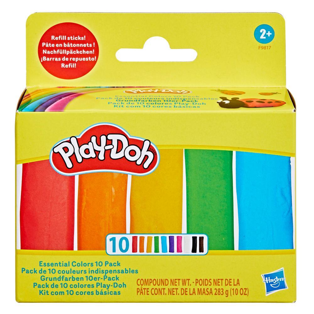 Play-Doh Essential Colors 10 Pack of Refill Sticks Kids Arts and Crafts Toys 2 - Image 2
