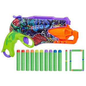 Nerf Teenage Mutant Ninja Turtles Blaster 10 Nerf Elite Darts Gifts for 8 Year Old Boys  Girls  Up