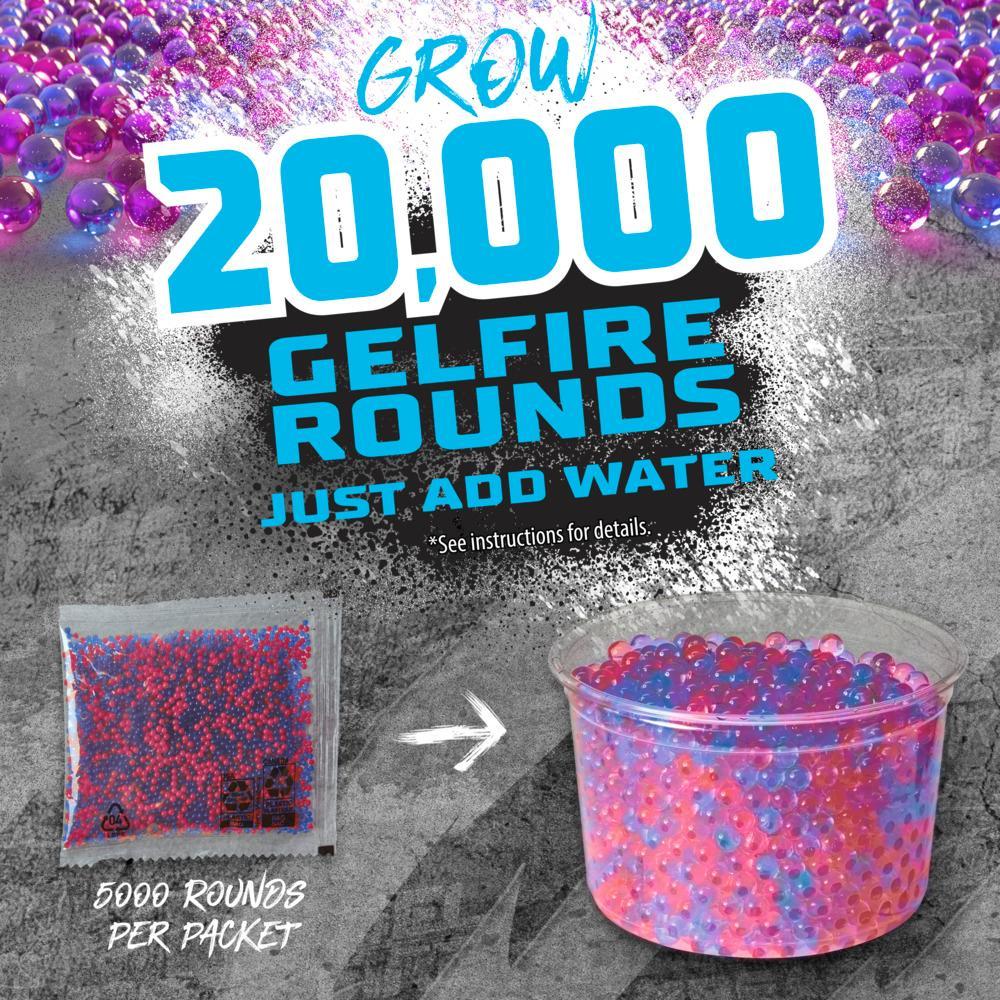 Nerf Pro Gelfire X MrBeast Blaster 20000 Gelfire Rounds Hopper Rechargeable Battery - Image 4