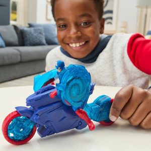 Marvel Avengers Epic World of Action Captain America Shield-Shot Cycle Vehicle Playset 4