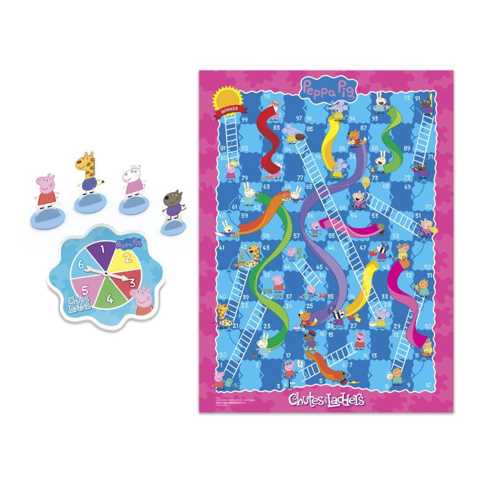 Chutes and Ladders Peppa Pig Edition Board Game for Kids Ages 3 and Up for 2-4 Players - Image 7