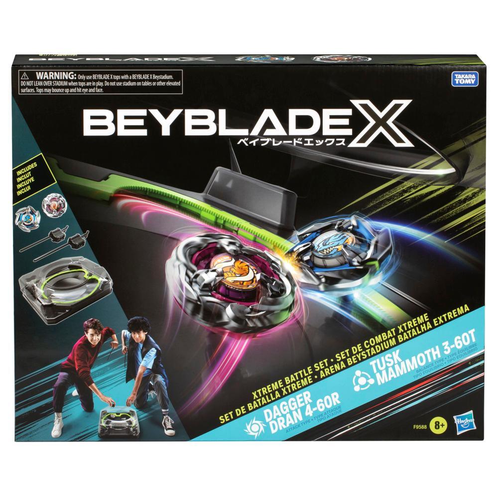 Beyblade X Xtreme Battle Set with Beystadium 2 Right-Spinning Top Toys and 2 Launchers - Image 7
