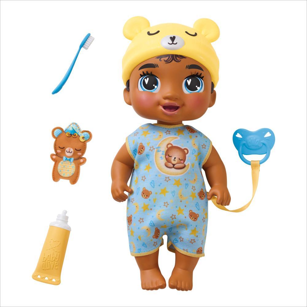 Baby Alive Lil Dreamer Snoozer Bear Black Hair Baby Doll Sleepover Toy for Girls Boys 3 - Image 6