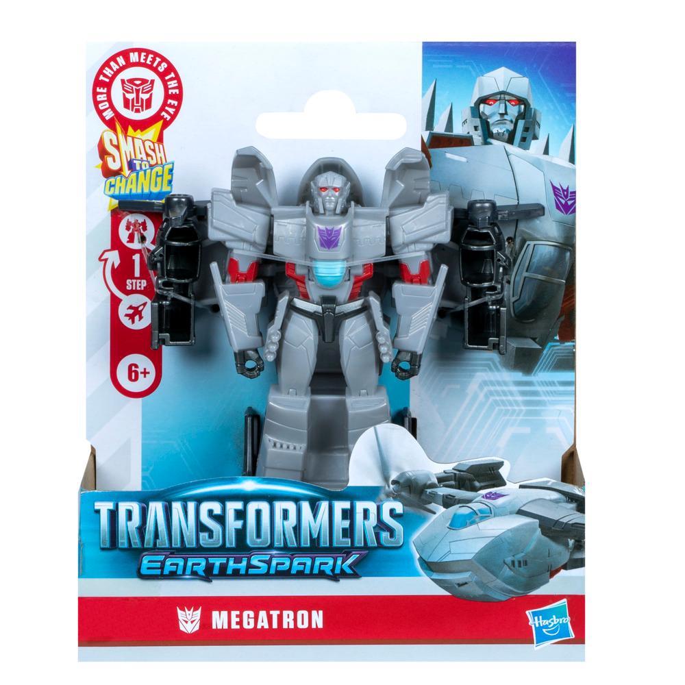 Transformers EarthSpark 1-Step Smash Changers Megatron Action Figure - Image 7
