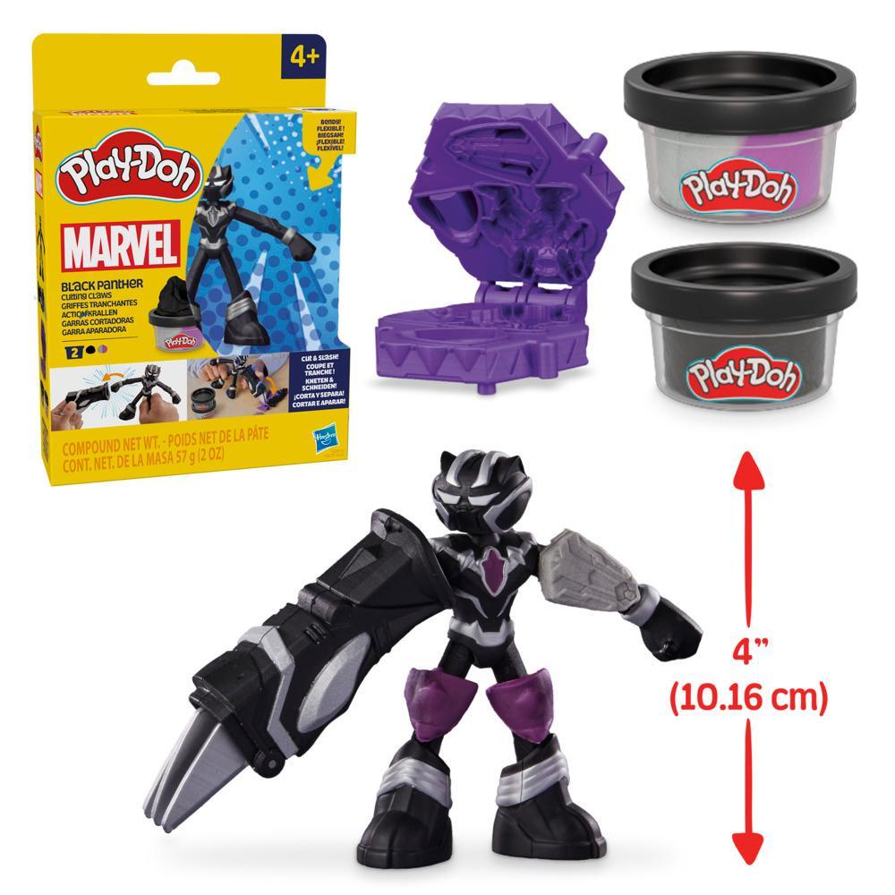 Play-Doh Marvel Black Panther Cutting Claws Action Figure Super Hero Toy for Kids 4 - Image 6