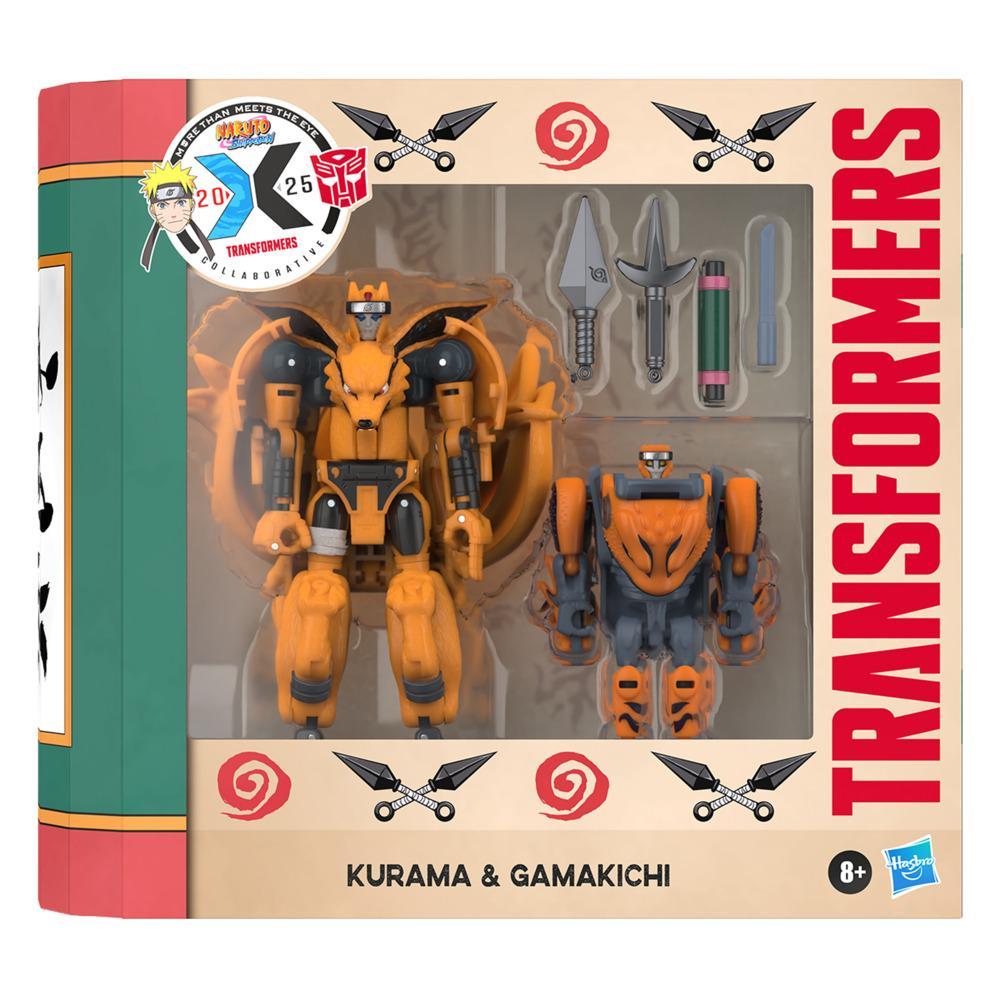 Transformers Collaborative NARUTO SHIPPUDEN Kurama and Gamakichi Action Figures 8 - Image 7