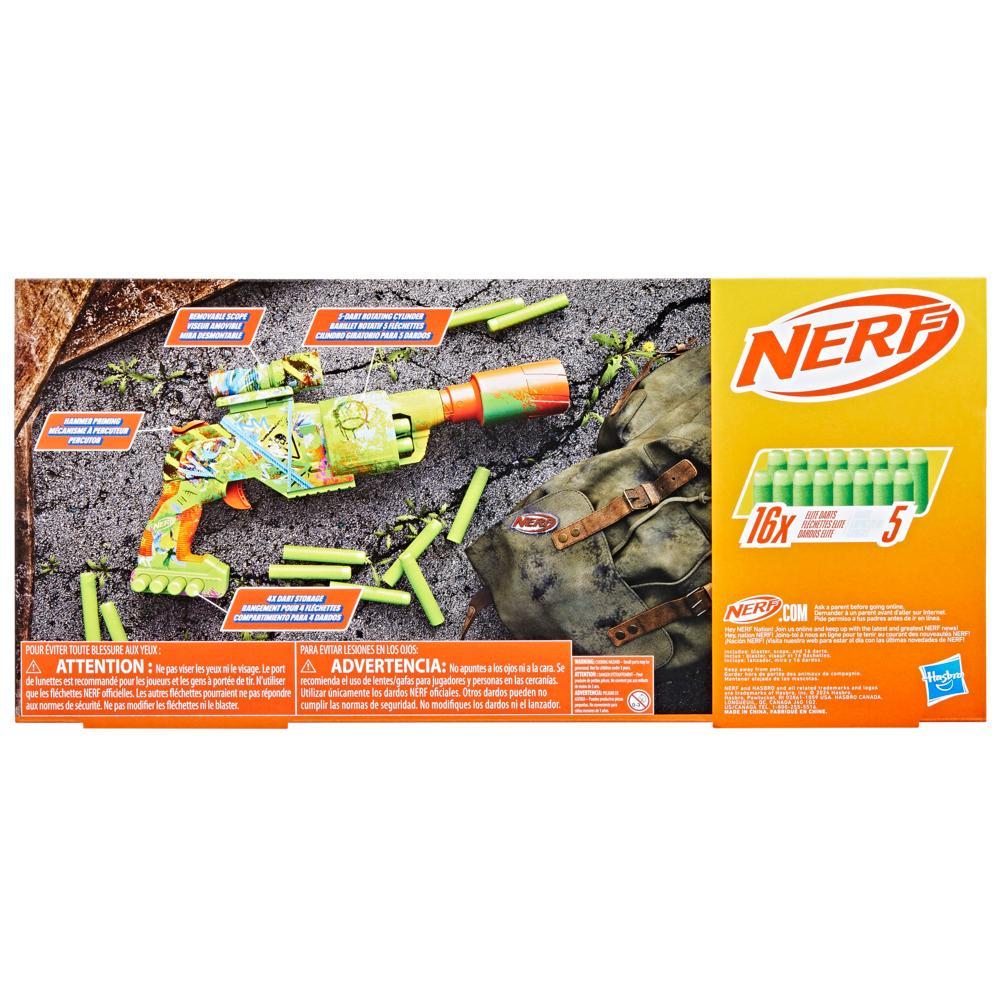 Nerf Zombie Driller Dart Blaster 16 Nerf Elite Darts Outdoor Games Ages 8 - Image 8