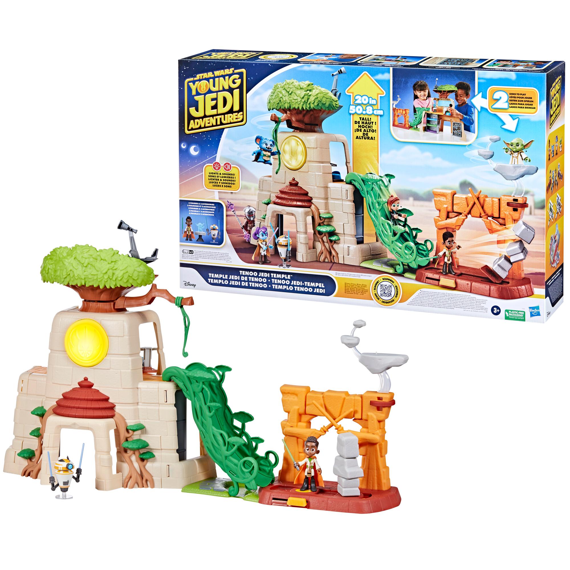 Star Wars Tenoo Jedi Temple Playset Action Figures Star Wars Toys Preschool Toys 20 Ages 3 - Image 5
