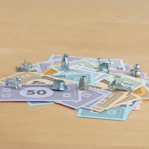 Monopoly Board Game for Ages 8 For 2-6 Players Includes 8 Tokens Tokens May Vary