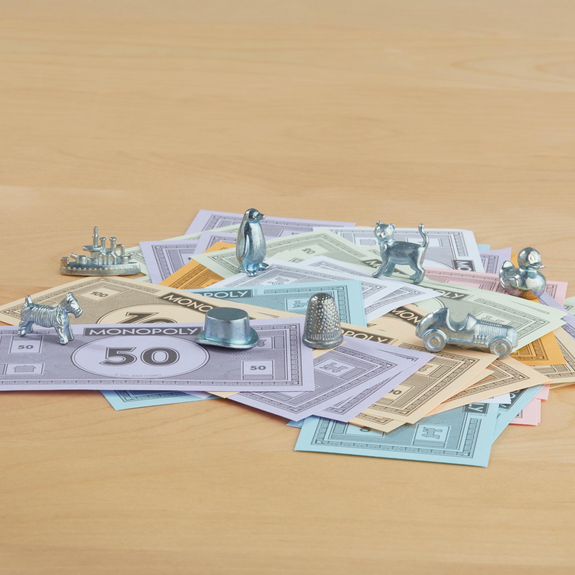 Monopoly Board Game for Ages 8 For 2-6 Players Includes 8 Tokens Tokens May Vary