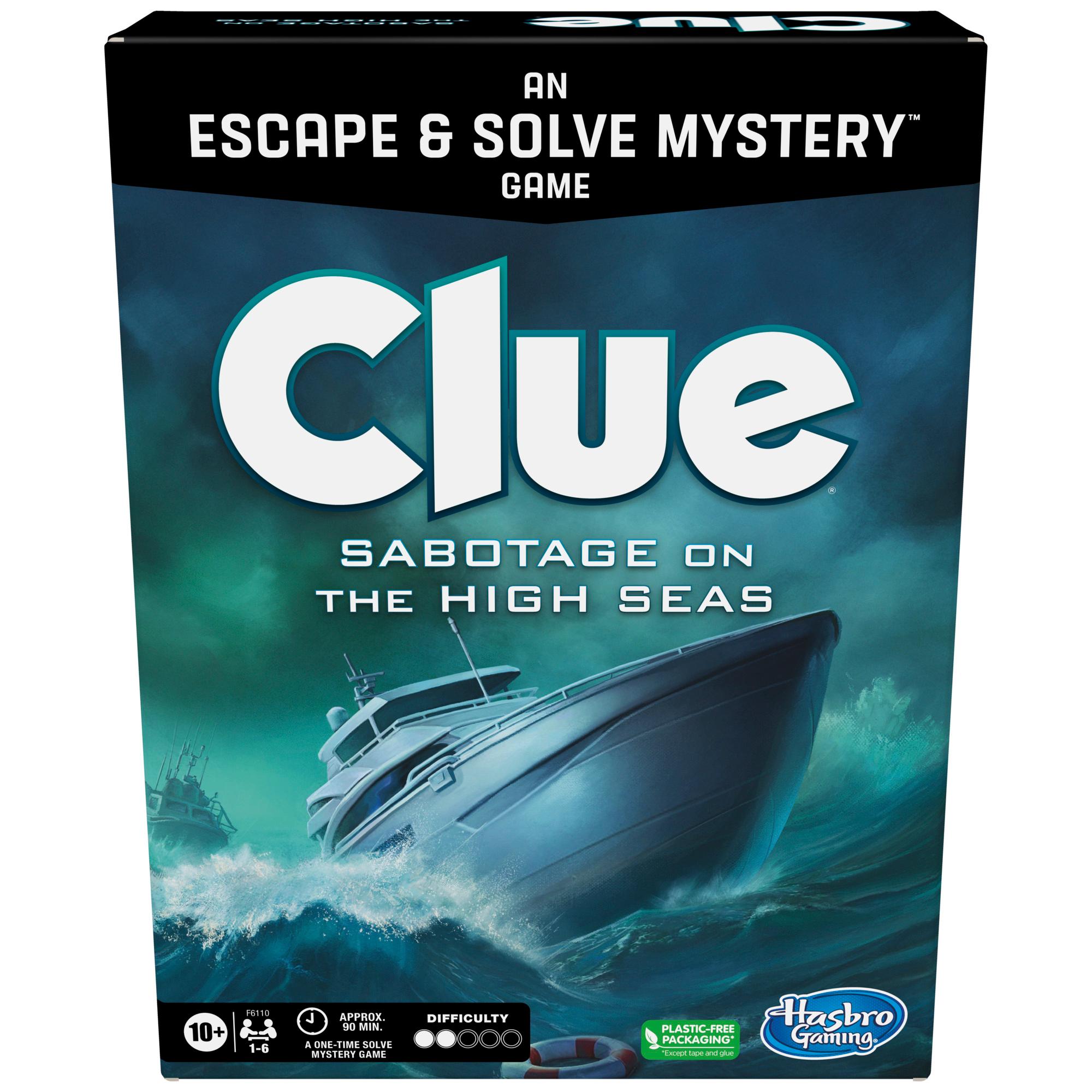 Clue Board Game Sabotage on the High Seas Clue Escape Room Game Cooperative Family Game - Image 6
