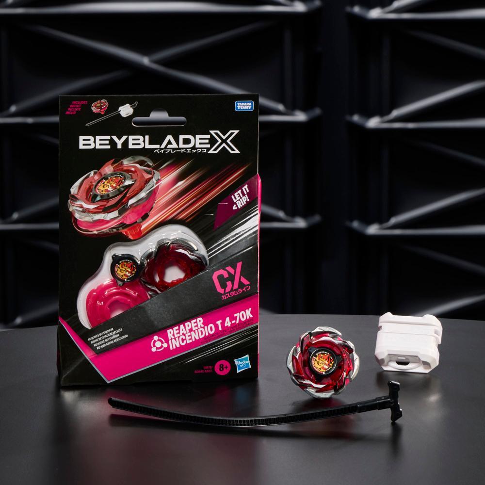Beyblade X Reaper Incendio T 4-70K CX Starter Pack Top and Launcher - Image 3