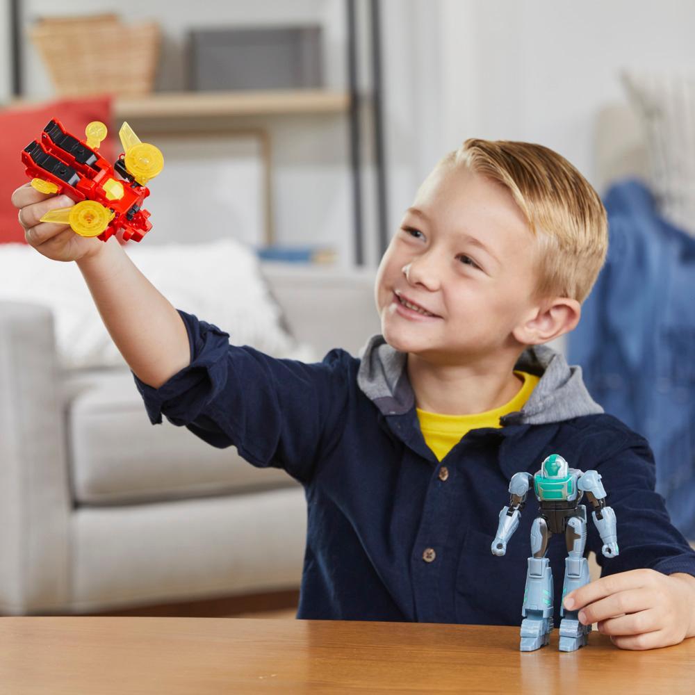 Transformers Toys EarthSpark Cyber-Combiner Terran Twitch and Robby Malto Action Figures - Image 5