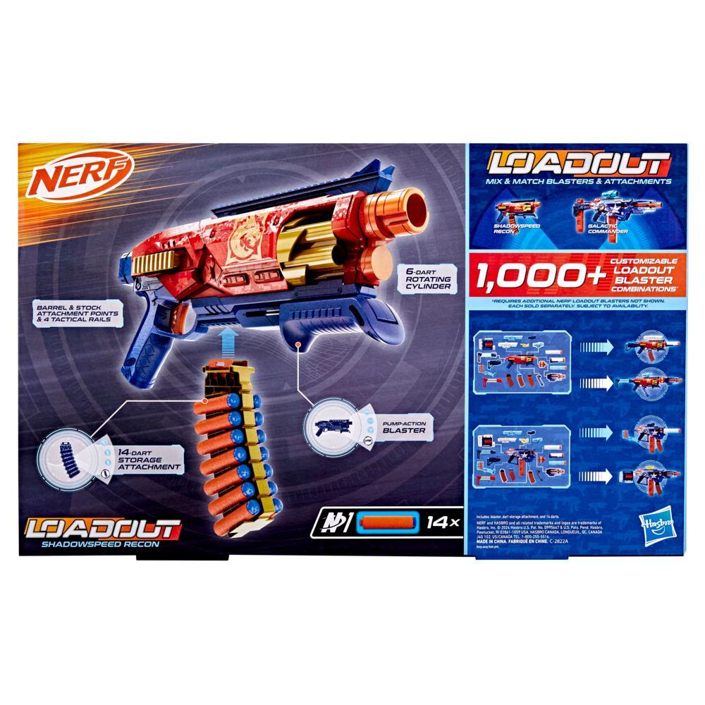 Nerf Loadout Shadowspeed Recon Blaster and 14 N1 Darts - Image 8