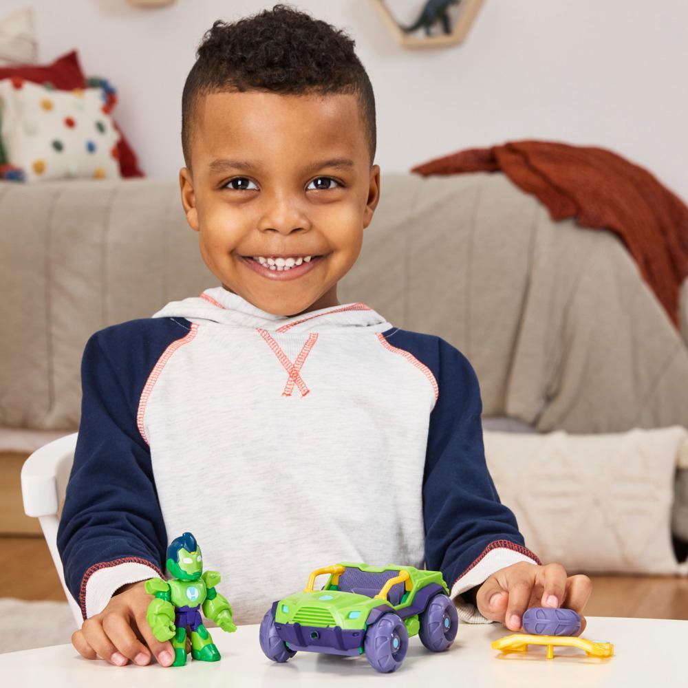 Marvel Iron Man and his Awesome Friends Iron Hulk Action Figure Toy Vehicle - Image 2