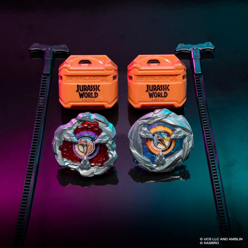 Beyblade X Jurassic World Collab Spinosaurus vs Quetzalcoatlus Multipack Set - Image 4