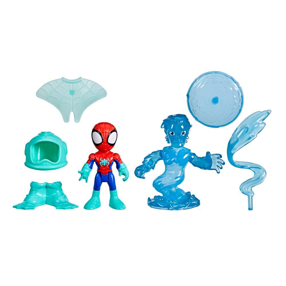 Marvel Spidey and his Amazing Friends Water-Webs Spidey Hydro-Man Toys - Image 6