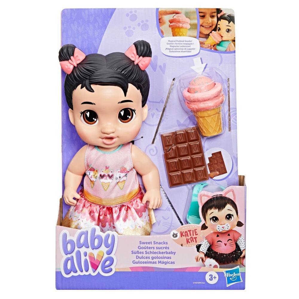 Baby Alive Sweet Snacks Katie Kat Baby Doll - Image 6