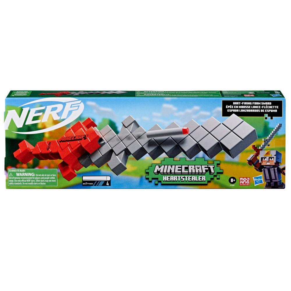 Nerf Minecraft Heartstealer Sword 4 Nerf Elite Foam Darts Foam Blade Dart Blaster - Image 8
