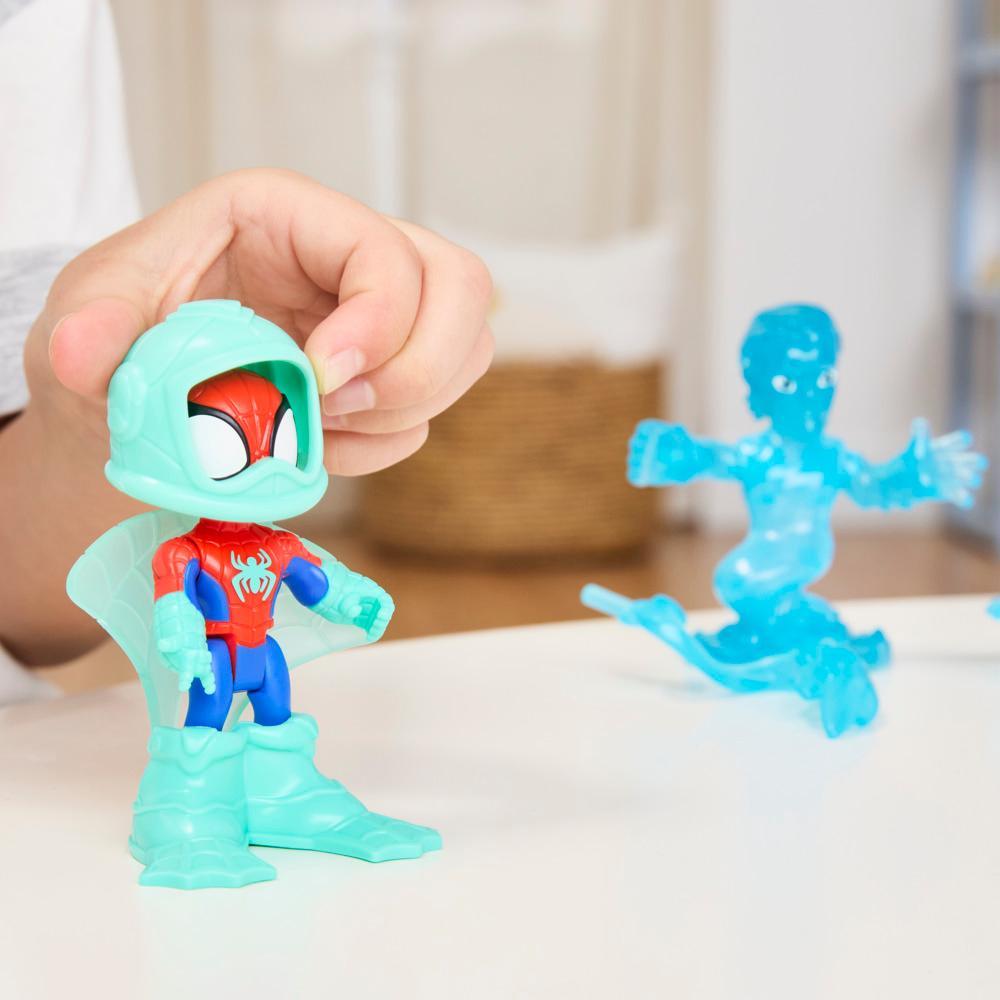 Marvel Spidey and his Amazing Friends Water-Webs Spidey Hydro-Man Toys - Image 9
