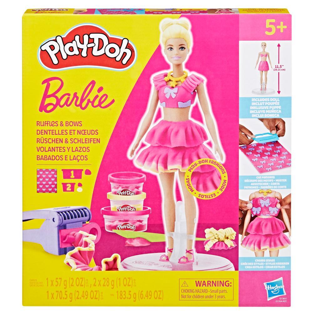 Play-Doh Barbie Ruffles and Bows Doll Set - Image 7