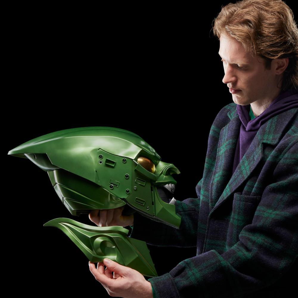 Marvel Legends Series Green Goblin Premium Adult Roleplay Helmet - Image 11