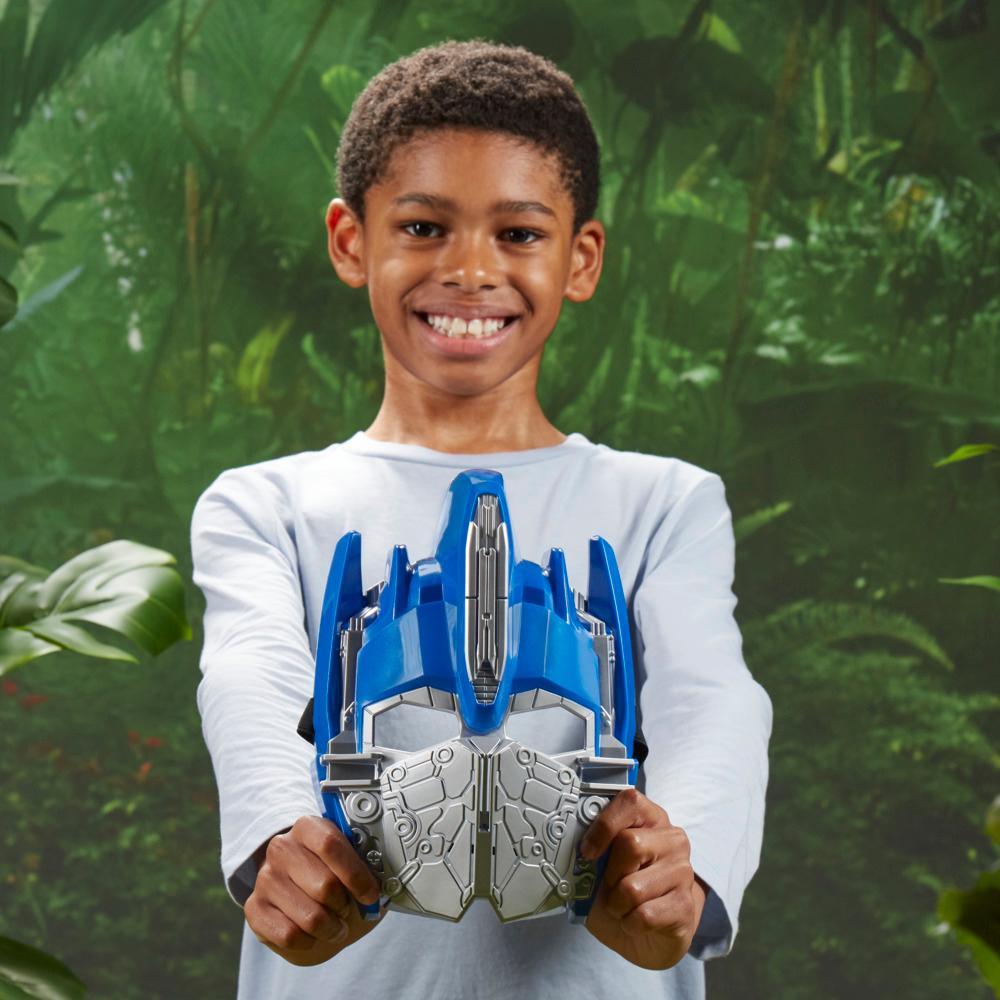 Transformers Toys Transformers Rise of the Beasts Movie Optimus Prime Roleplay Costume Mask for Ages 5 and Up 10-inch - Image 2