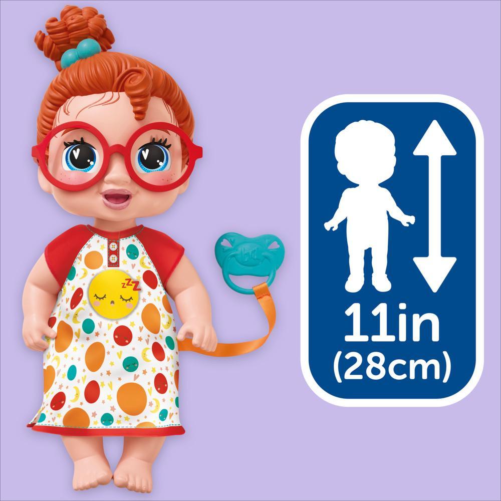 Baby Alive Lil Dreamer Dottie Doodle Red Hair Baby Doll Sleepover Toy for Girls Boys 3 - Image 2
