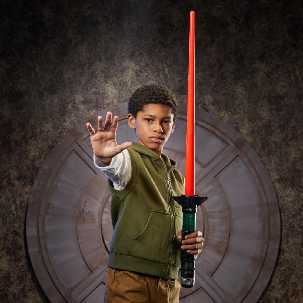 Star Wars Lightsaber Forge Kyber Core Baylan Skoll Orange Customizable Lightsaber - Image 3