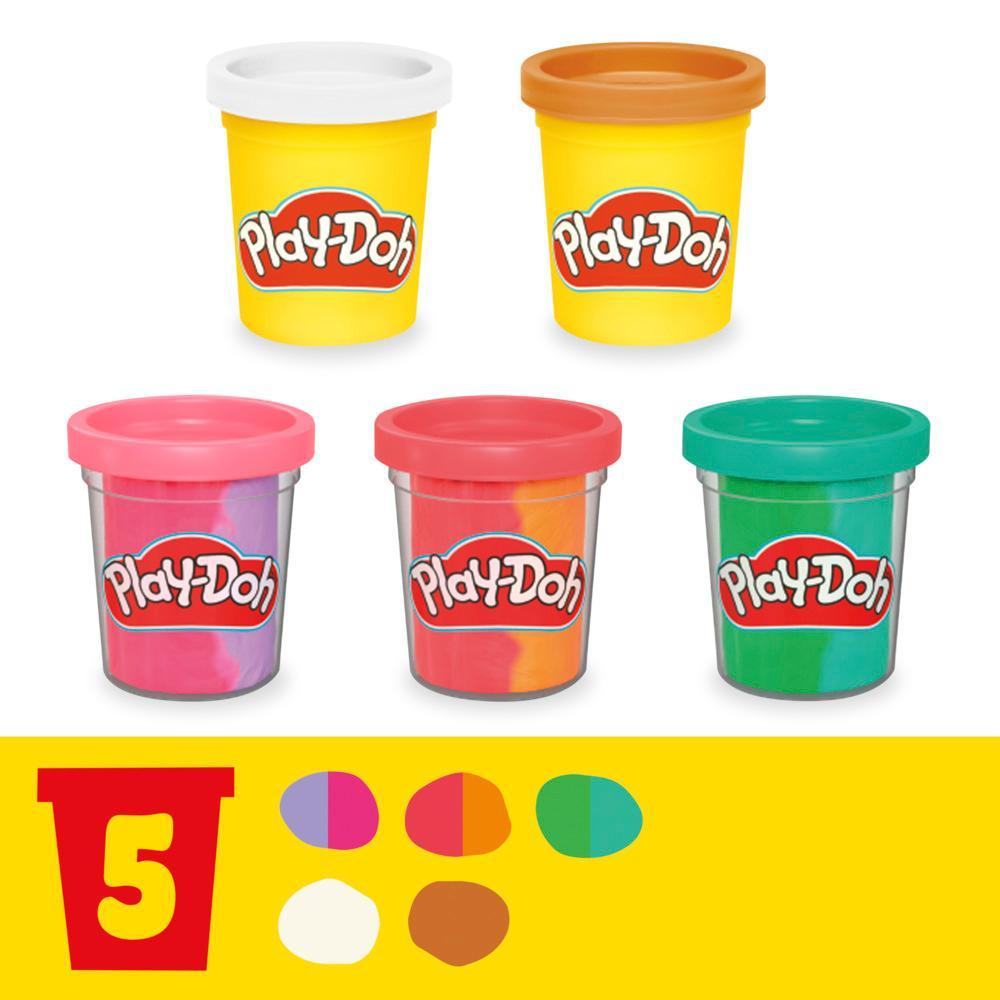 Play-Doh Rainbow Swirl Ice Cream Playset Arts and Crafts Toys for Ages 3 - Image 10