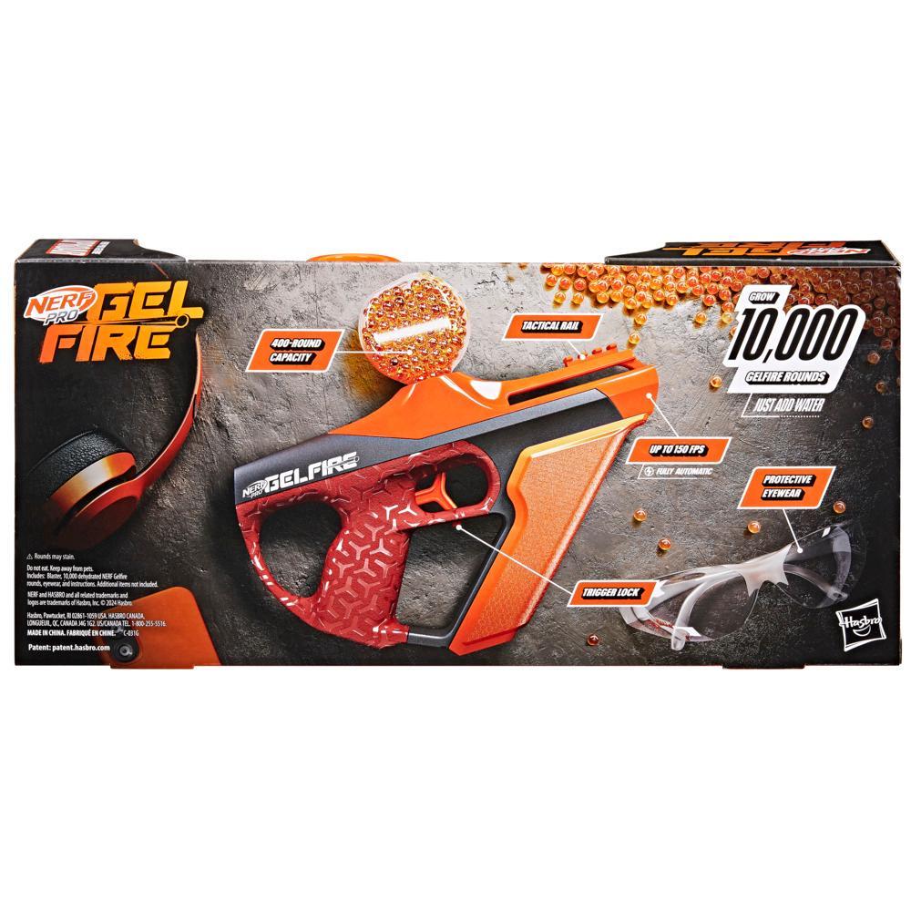Nerf Pro Gelfire Uproar Blaster 10000 Gelfire Rounds 400 Round Hopper Eyewear Ages 14 - Image 8