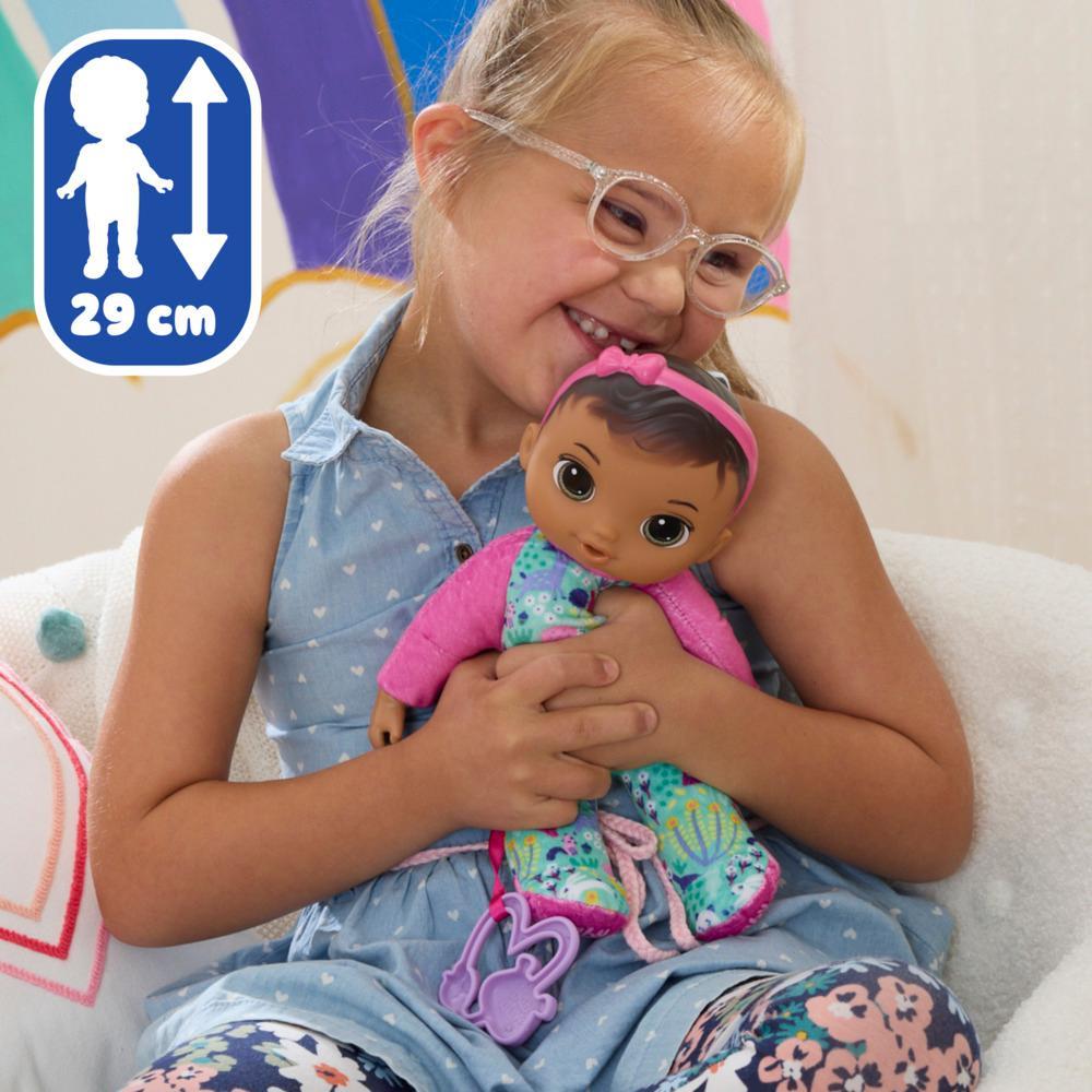 Baby Alive Soft n Cute Doll Brown Hair Soft First Baby Doll Toy Kids 18 Months and Up - Image 4