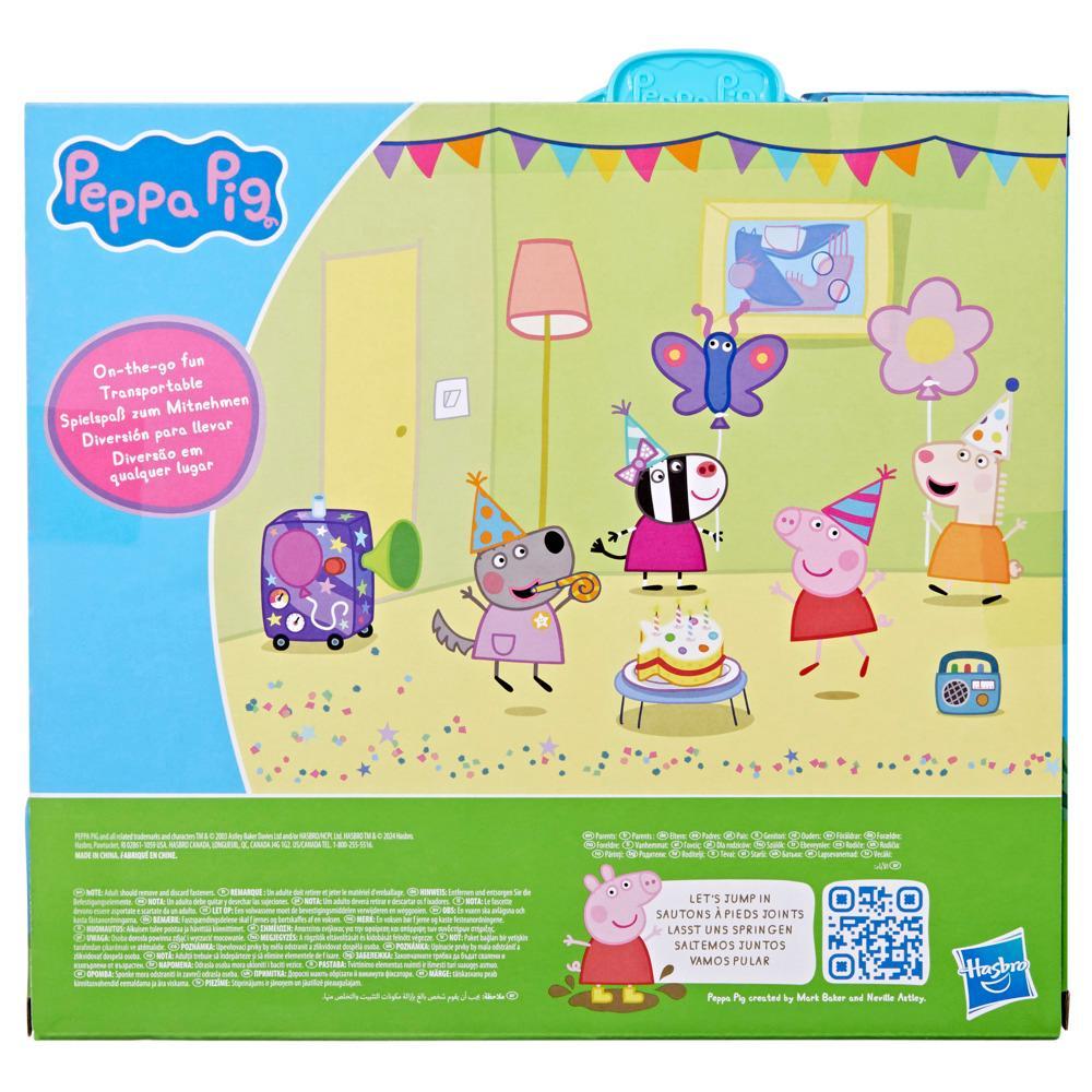 Peppa Pig Toys Peppas Party Carry Case Playset 4 Peppa Pig Figures Preschool Toys 3 - Image 8