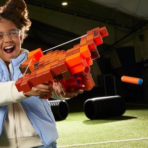 Nerf Minecraft Pillagers Crossbow Dart Blaster