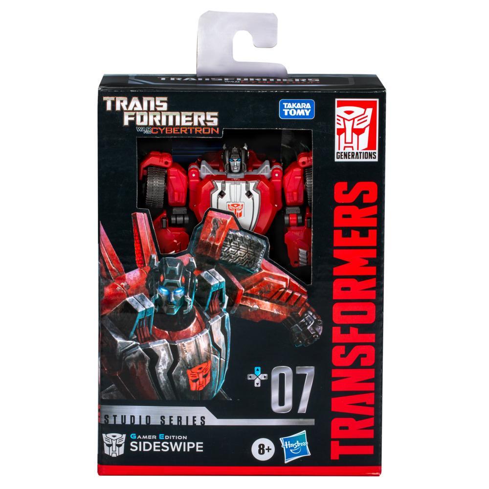 Transformers Studio Series Deluxe Transformers War for Cybertron 07 Gamer Edition Sideswipe 65 Action Figure 8 - Image 7