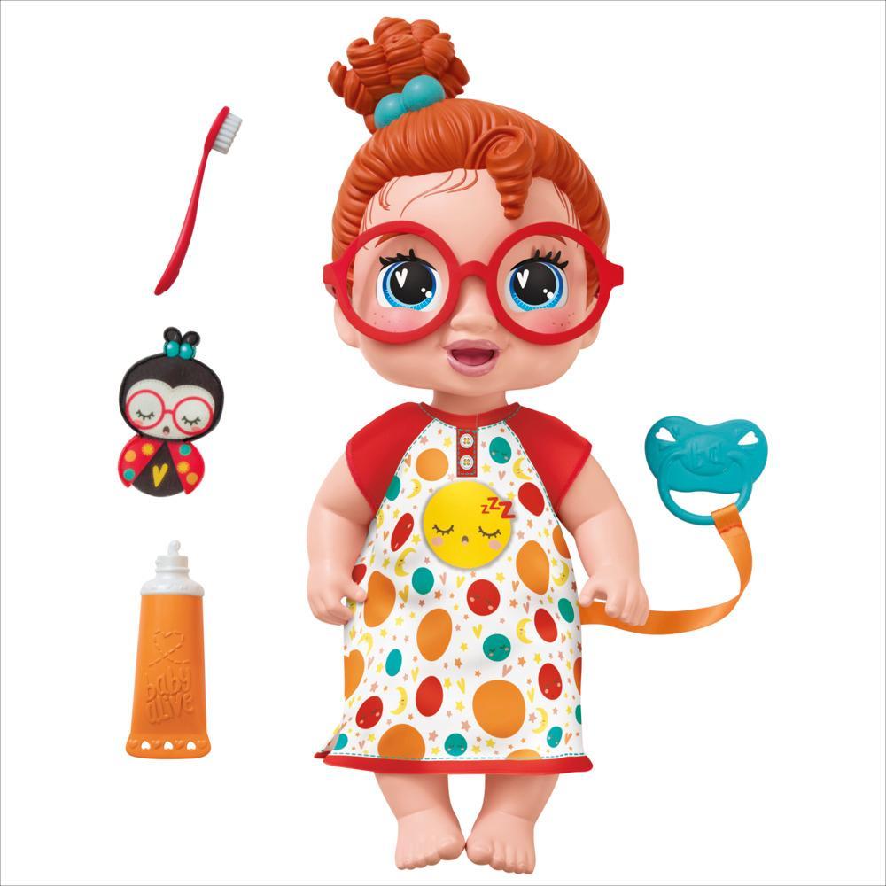 Baby Alive Lil Dreamer Dottie Doodle Red Hair Baby Doll Sleepover Toy for Girls Boys 3 - Image 6