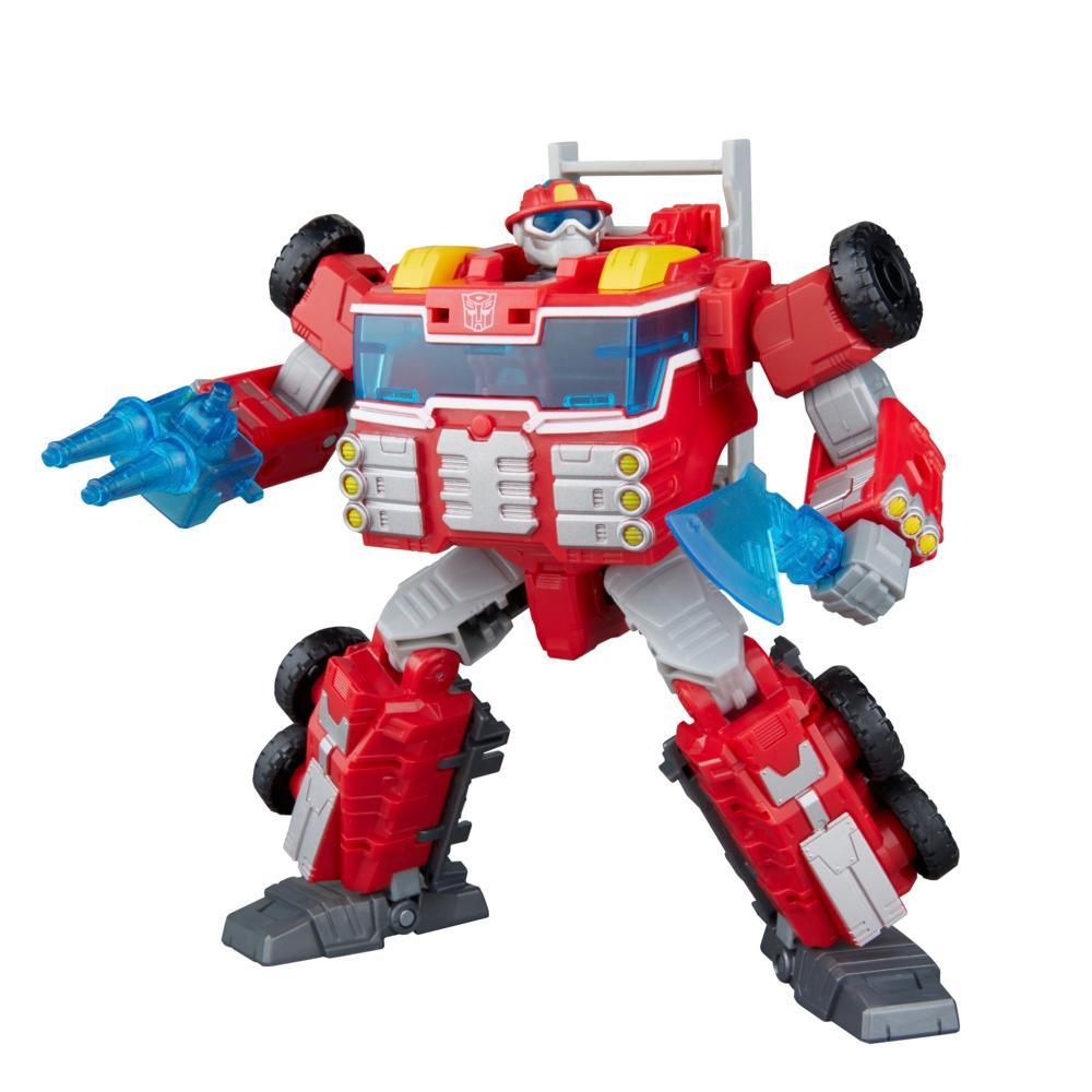 Transformers Age of the Primes Voyager Class Rescue Bot Heatwave Action Figure - Image 4