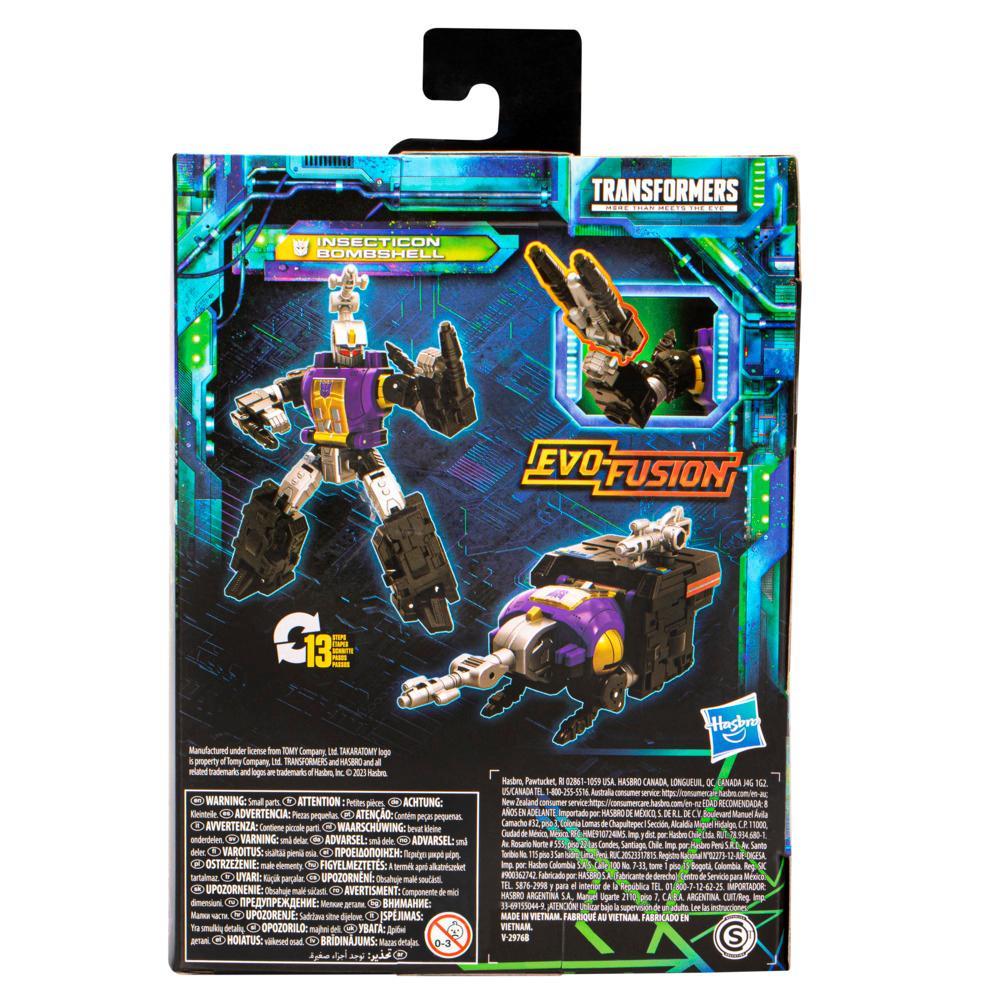 Transformers Legacy Evolution Deluxe Insecticon Bombshell Converting Action Figure 55 - Image 3