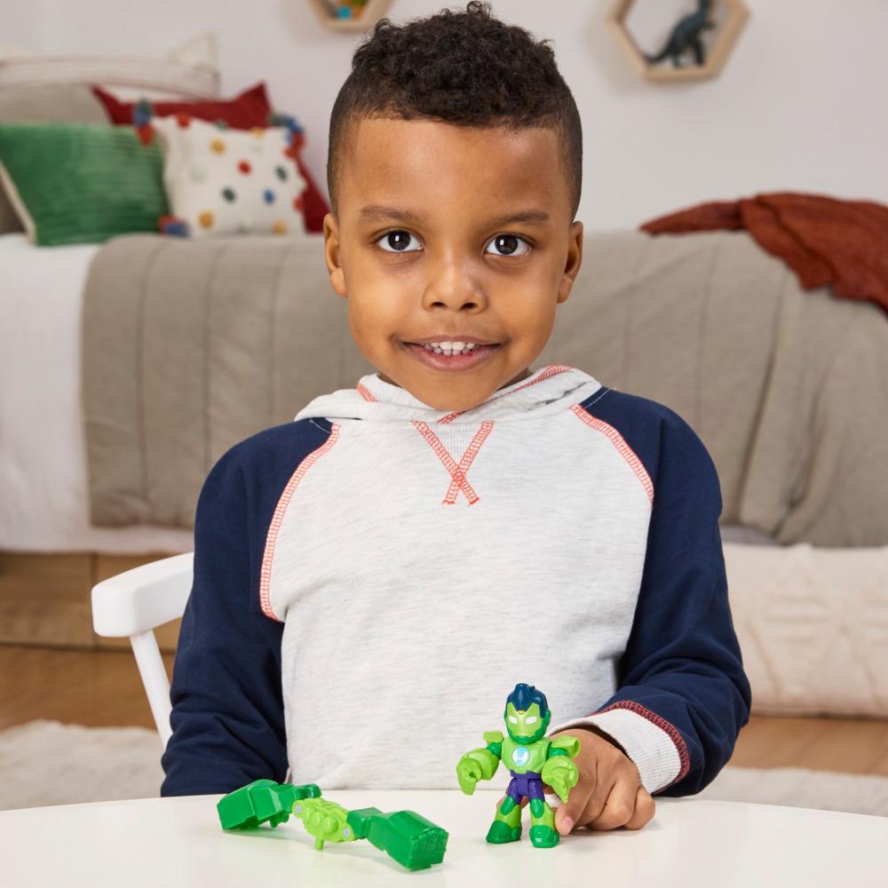 Marvel Iron Man and his Awesome Friends Iron Hulk Action Figure Toy with Accessory - Image 5