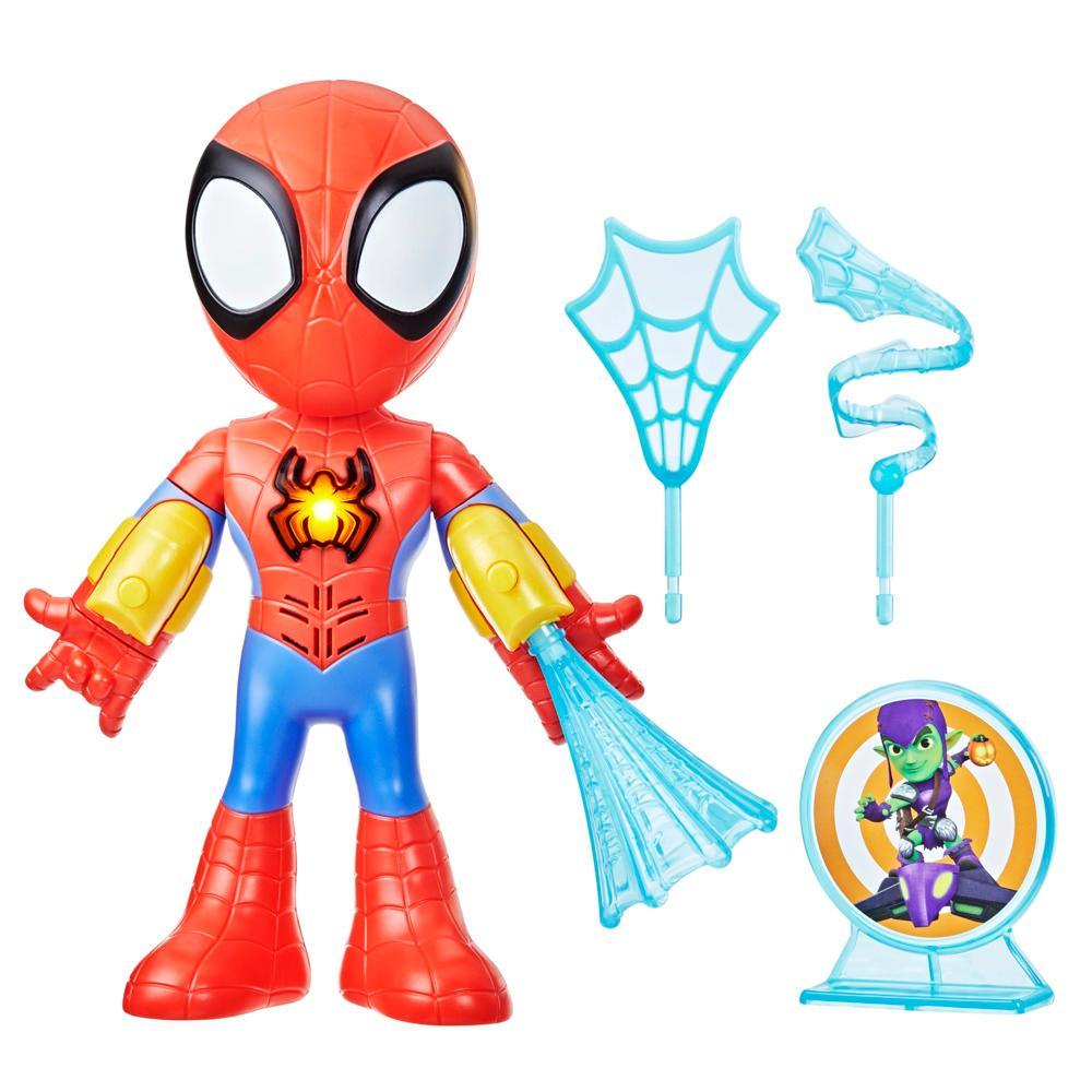 Marvel Spidey and His Amazing Friends Electronic Suit Up Spidey Action Figure Spider-Man Toys - Image 6