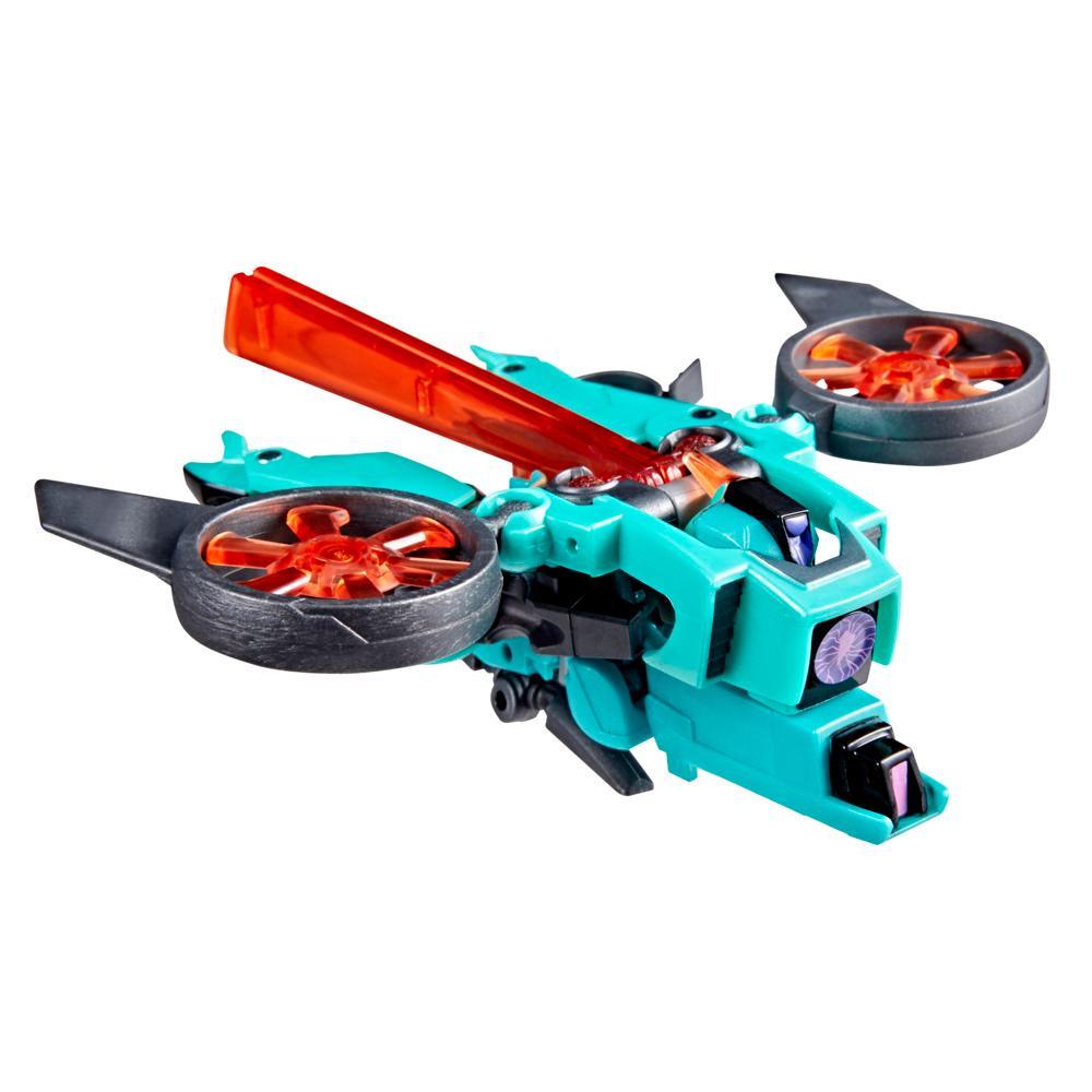 Transformers EarthSpark Deluxe Class Chaos Terran Spitfire 5-Inch Robot Action Figure Converts in 12 Steps Toys for Boys for Girls 6 and Up - Image 4