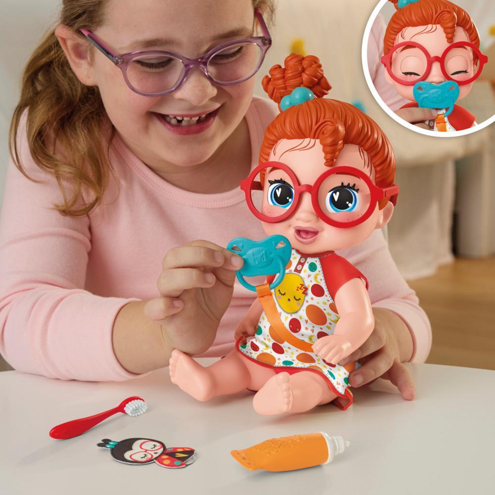 Baby Alive Lil Dreamer Dottie Doodle Red Hair Baby Doll Sleepover Toy for Girls Boys 3 - Image 10