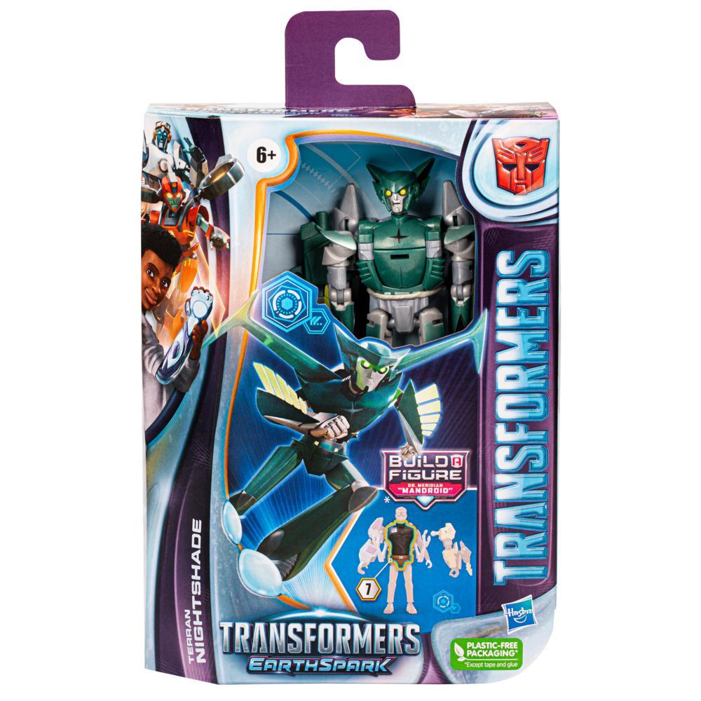 Transformers Toys EarthSpark Deluxe Class Terran Nightshade Action Figure - Image 2