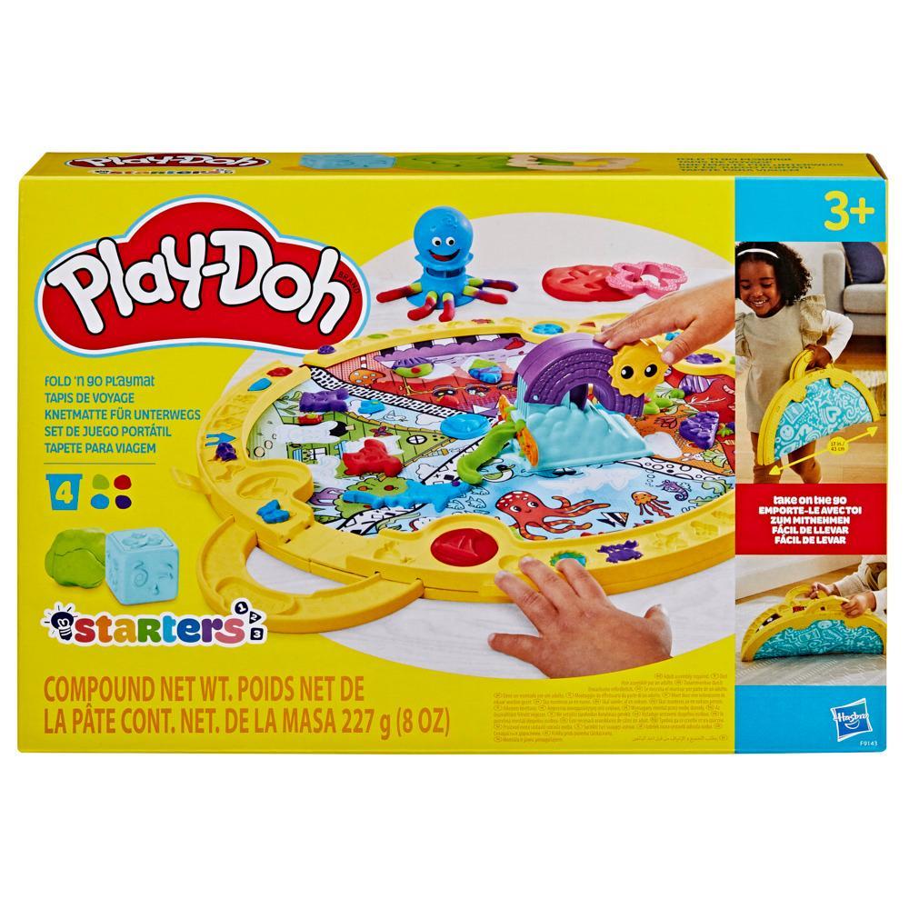 Play-Doh Fold Go Playmat Starter Set Arts and Crafts Toys for Kids 3 - Image 7