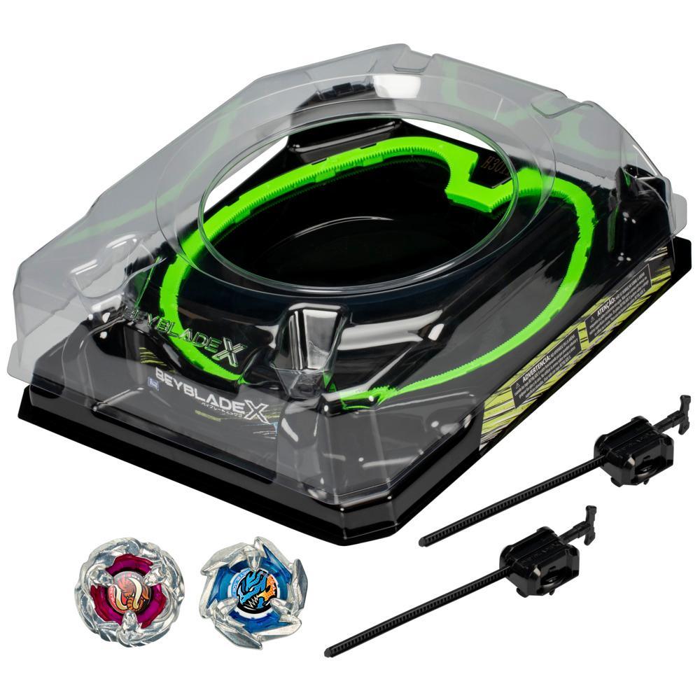 Beyblade X Xtreme Battle Set with Beystadium 2 Right-Spinning Top Toys and 2 Launchers - Image 6