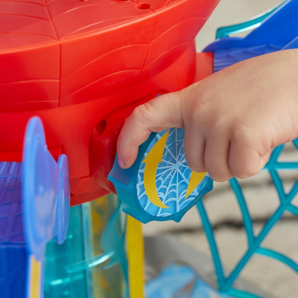 Marvel Spidey and His Amazing Friends Web-Spinners Web-Quarters Playset with Multiple Features Super Hero Toys 3