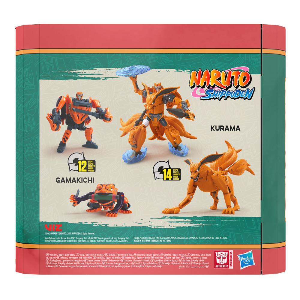 Transformers Collaborative NARUTO SHIPPUDEN Kurama and Gamakichi Action Figures 8 - Image 8