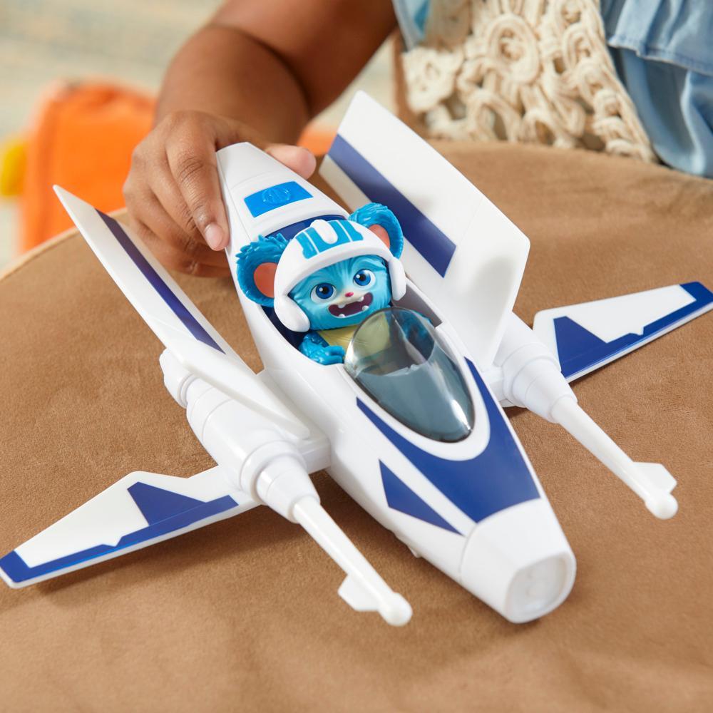 Star Wars Young Jedi Adventures Jedi Pilot Nubs Preschool Toys 4-Scale - Image 4