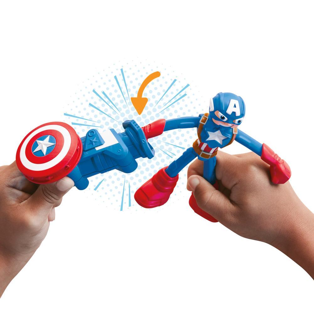 Play-Doh Marvel Captain America Stamping Shield Action Figure Super Hero Toy for Kids 4 - Image 3